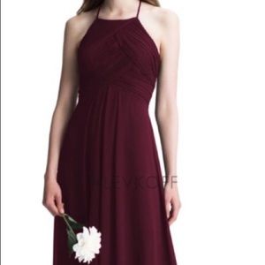 Levkoff Bridesmaid Dress- Wine Color